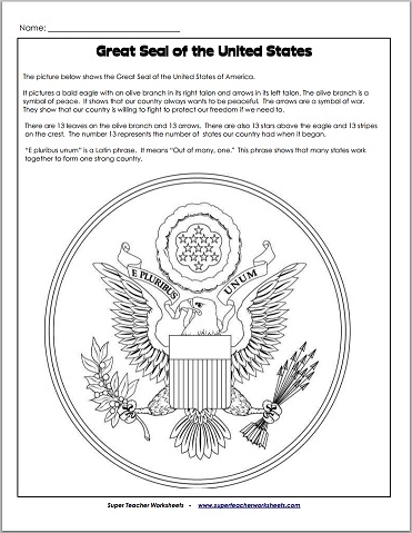Detail Picture Of The Great Seal Of The United States Nomer 25