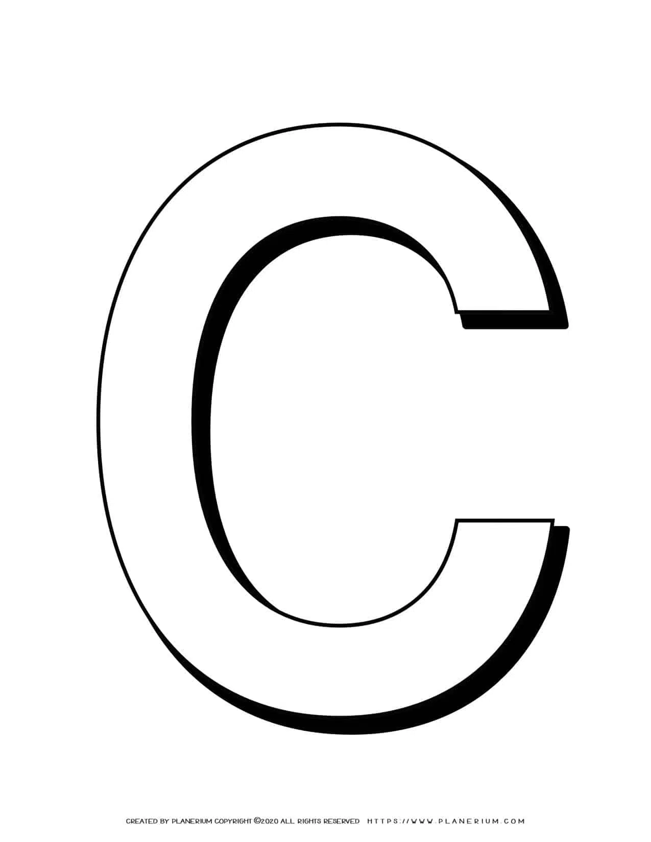 Detail Picture Of The Letter C Nomer 13