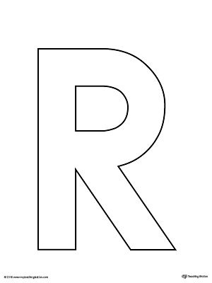 Detail Picture Of The Letter R Nomer 13