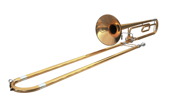 Detail Picture Of Trombone Instrument Nomer 15