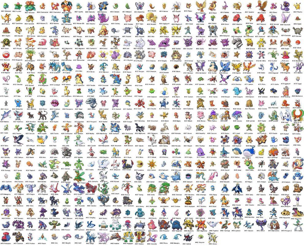 Detail Pictures Of All The Pokemon Nomer 19