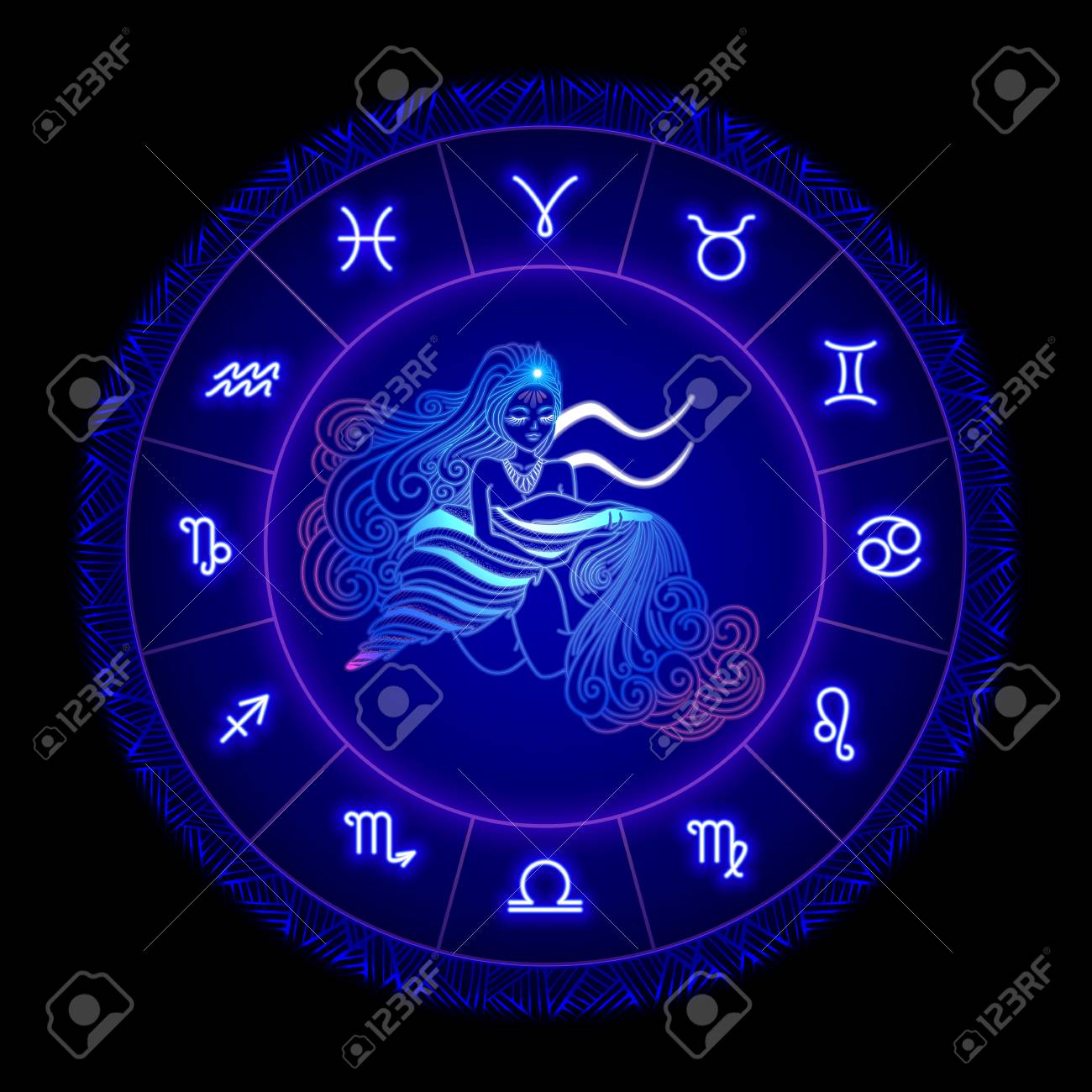 Detail Pictures Of Aquarius Zodiac Sign Nomer 6