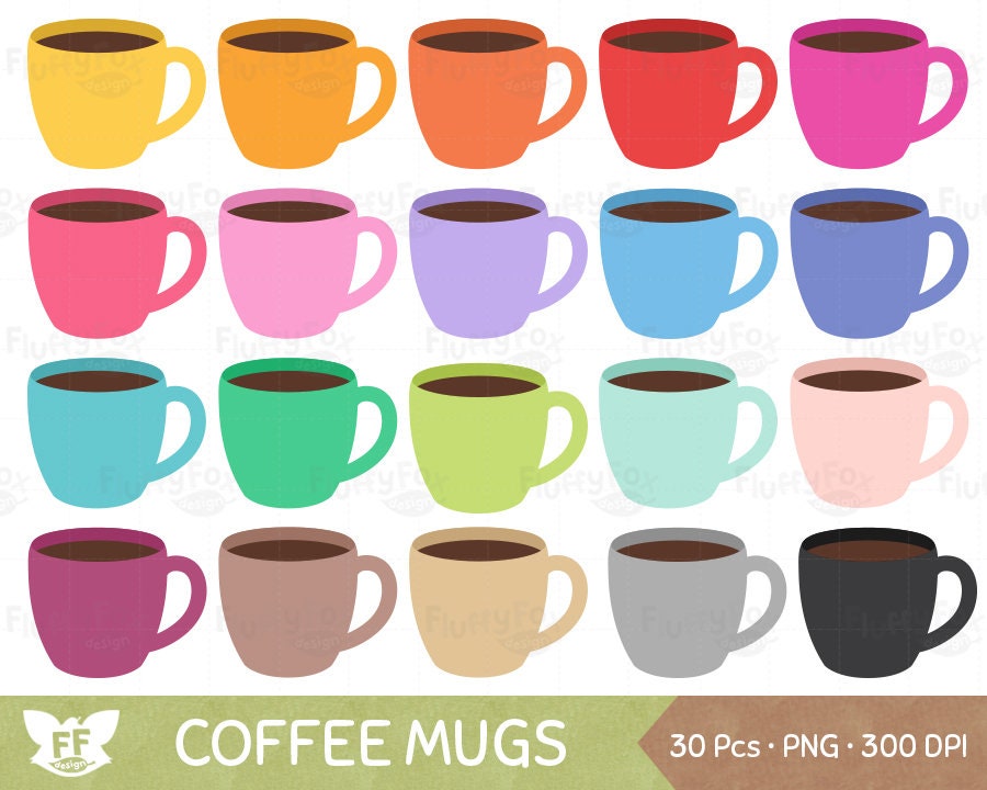 Detail Pictures Of Coffee Cups Clipart Nomer 52
