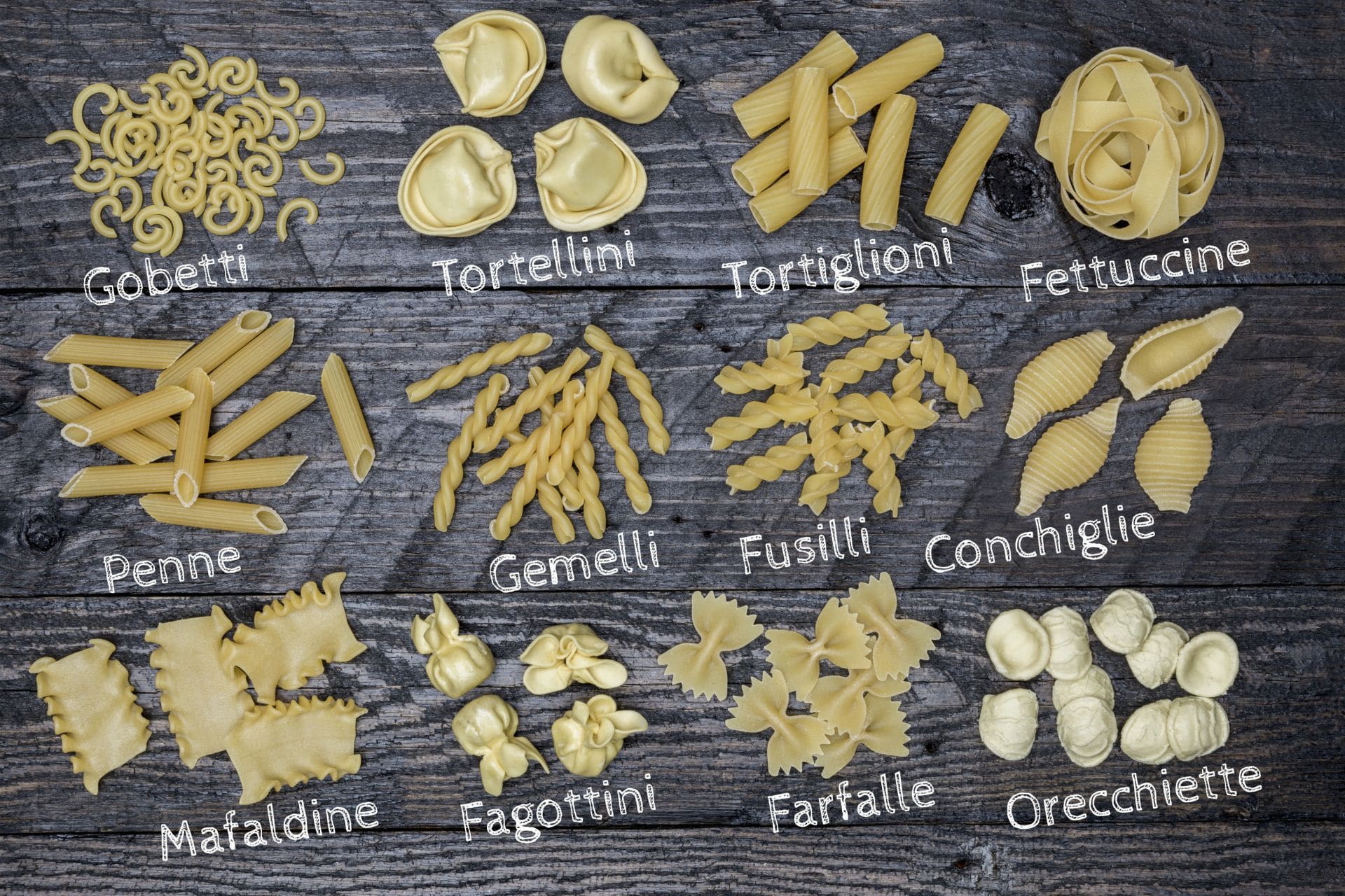 Detail Pictures Of Different Pastas Nomer 2