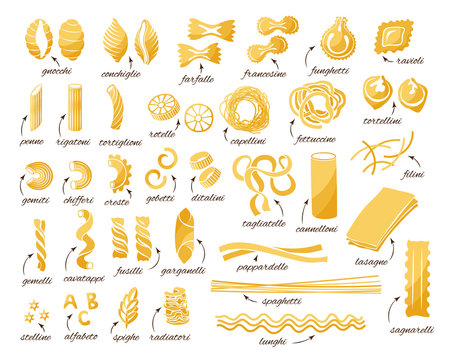 Detail Pictures Of Different Pastas Nomer 16
