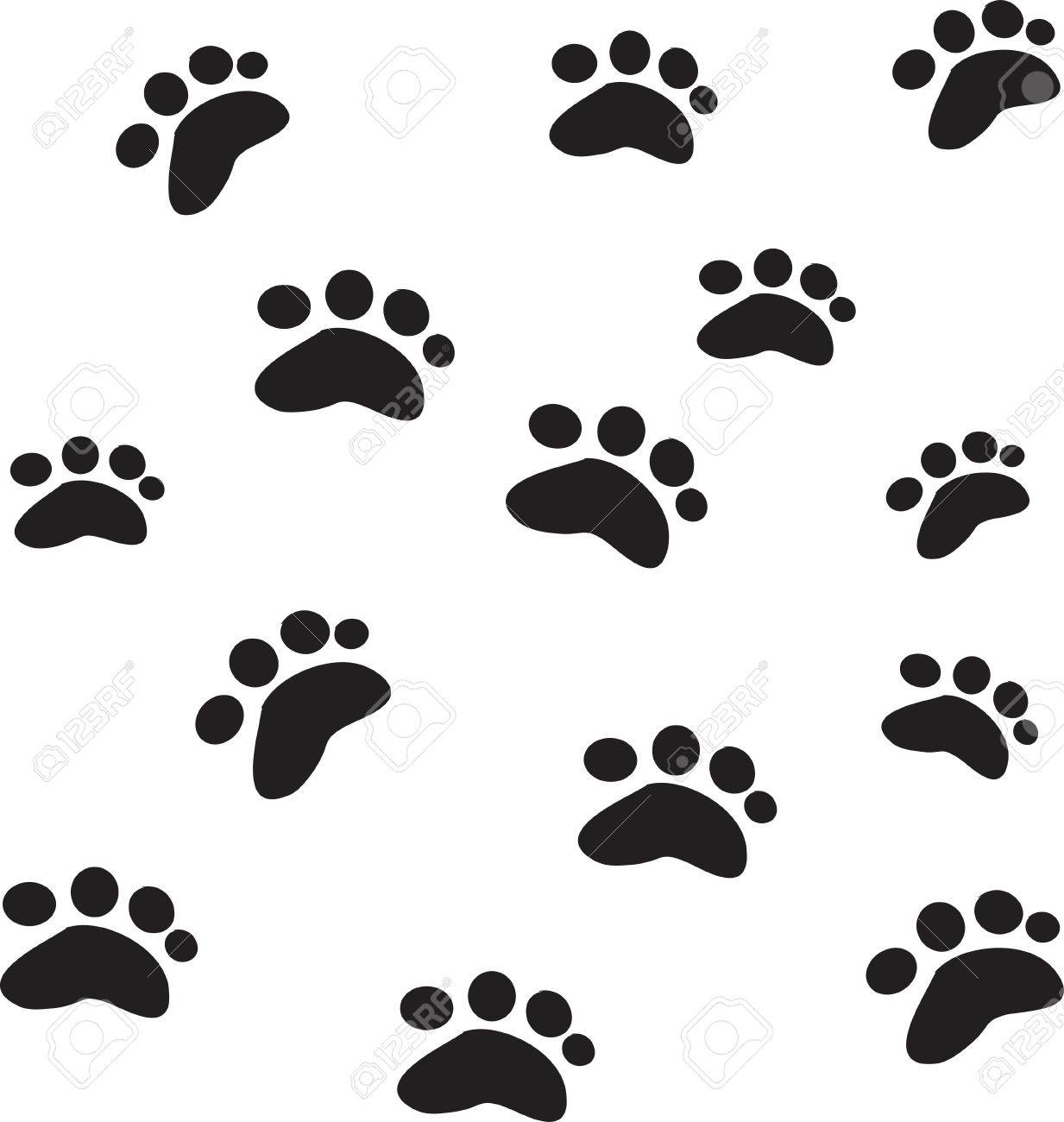 Detail Pictures Of Dog Footprints Nomer 44