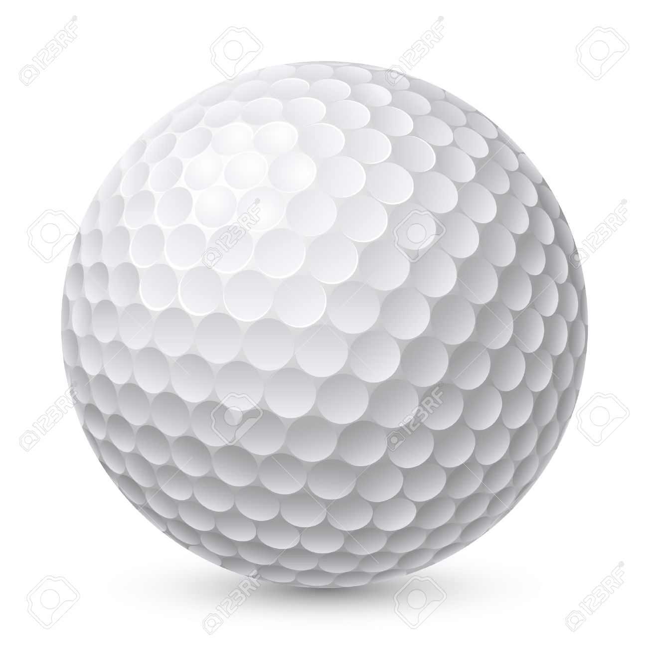 Detail Pictures Of Golf Balls Clipart Nomer 11