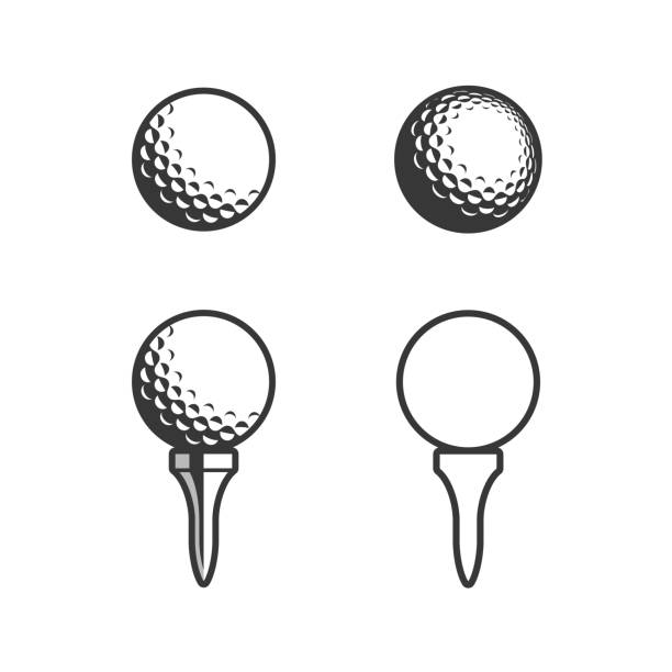 Detail Pictures Of Golf Balls Clipart Nomer 18