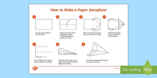 Detail Pictures Of How To Make A Paper Airplane Nomer 22