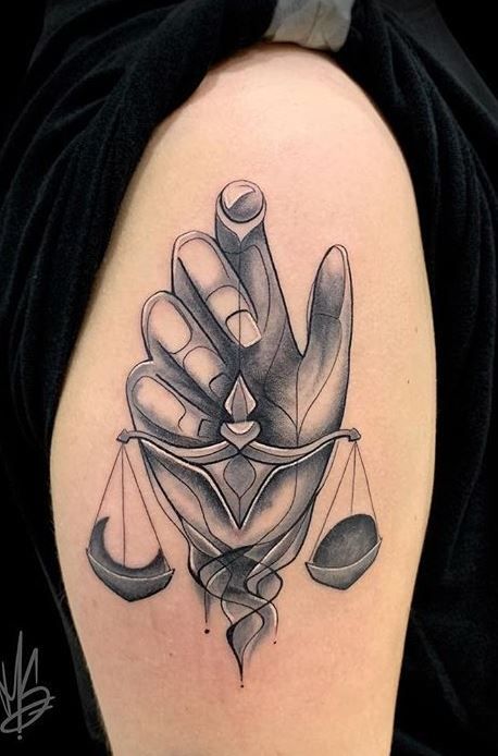 Detail Pictures Of Libra Tattoos Nomer 27