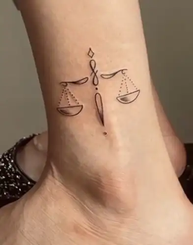 Detail Pictures Of Libra Tattoos Nomer 38