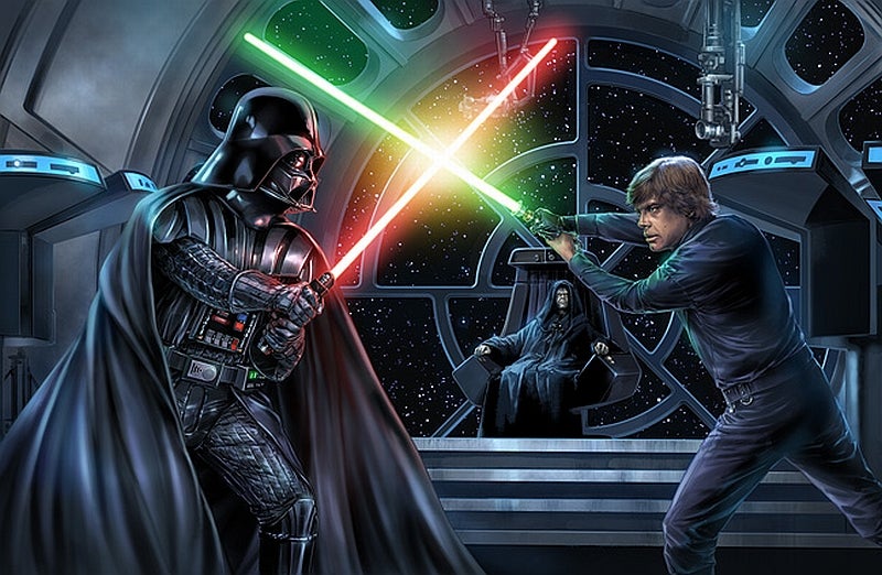 Detail Pictures Of Luke Skywalker And Darth Vader Nomer 2