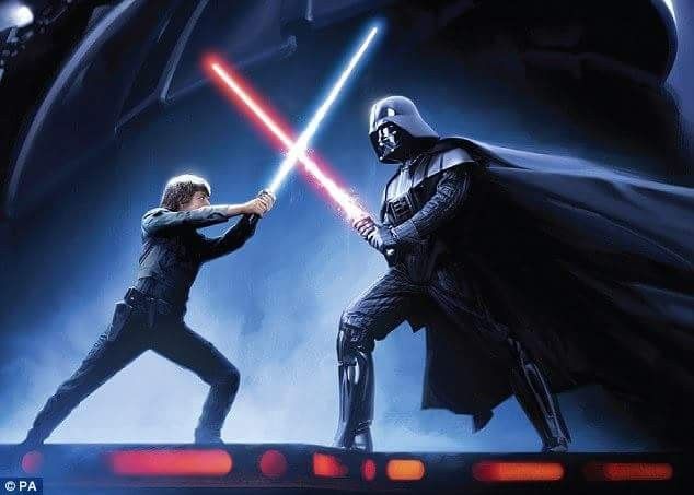 Detail Pictures Of Luke Skywalker And Darth Vader Nomer 22