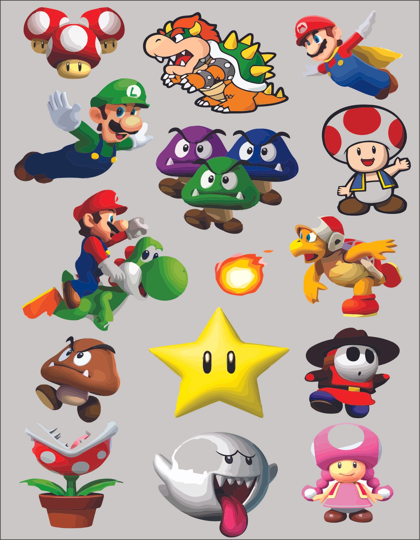 Detail Pictures Of Mario Characters Nomer 25