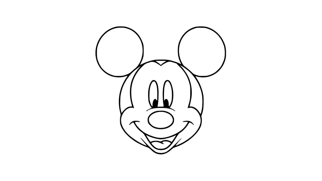 Detail Pictures Of Mickey Mouse Head Nomer 21