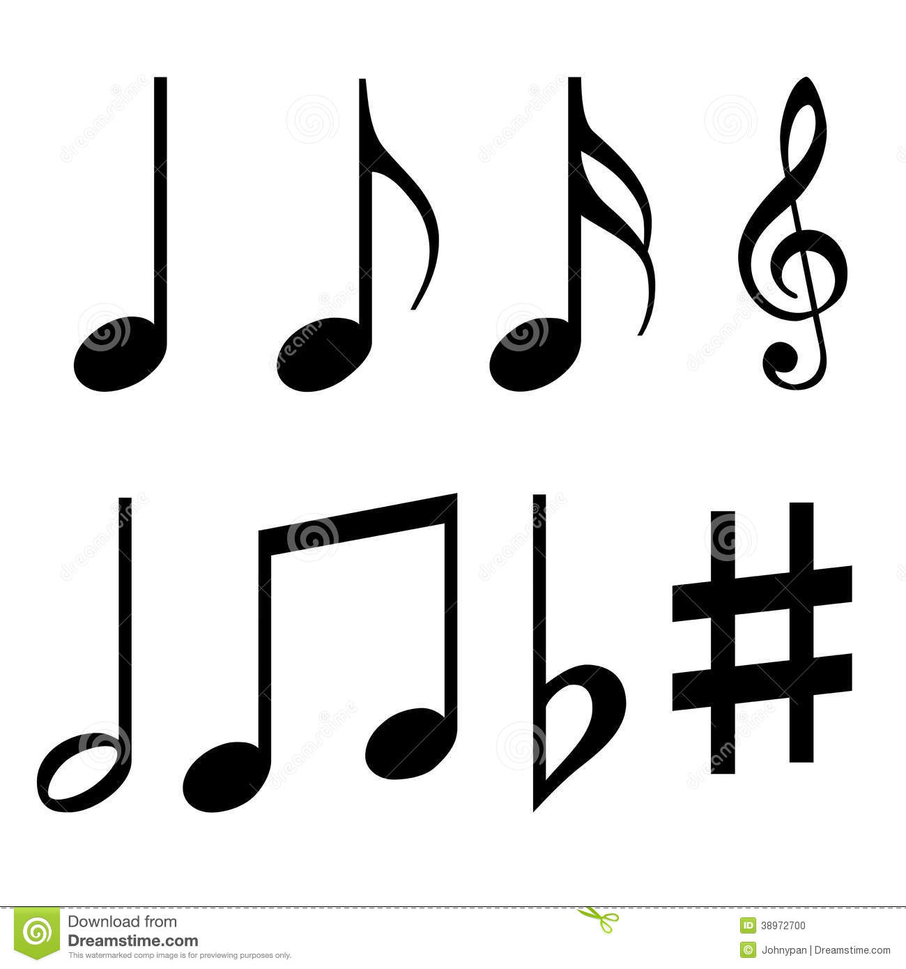 Detail Pictures Of Music Notes And Symbols Nomer 15