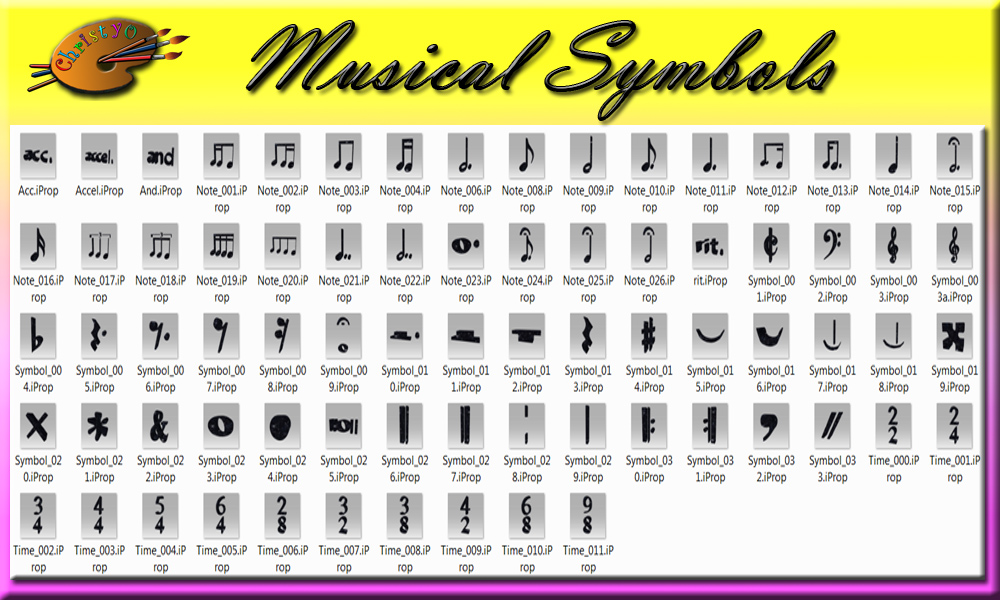 Detail Pictures Of Music Notes And Symbols Nomer 30