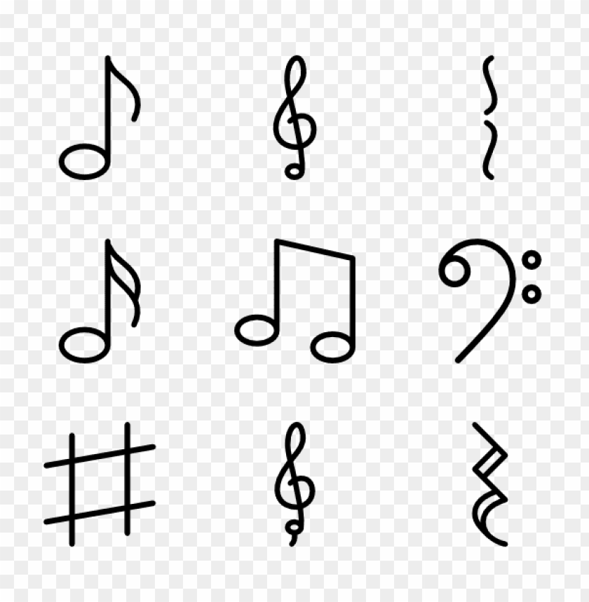 Detail Pictures Of Music Notes And Symbols Nomer 42