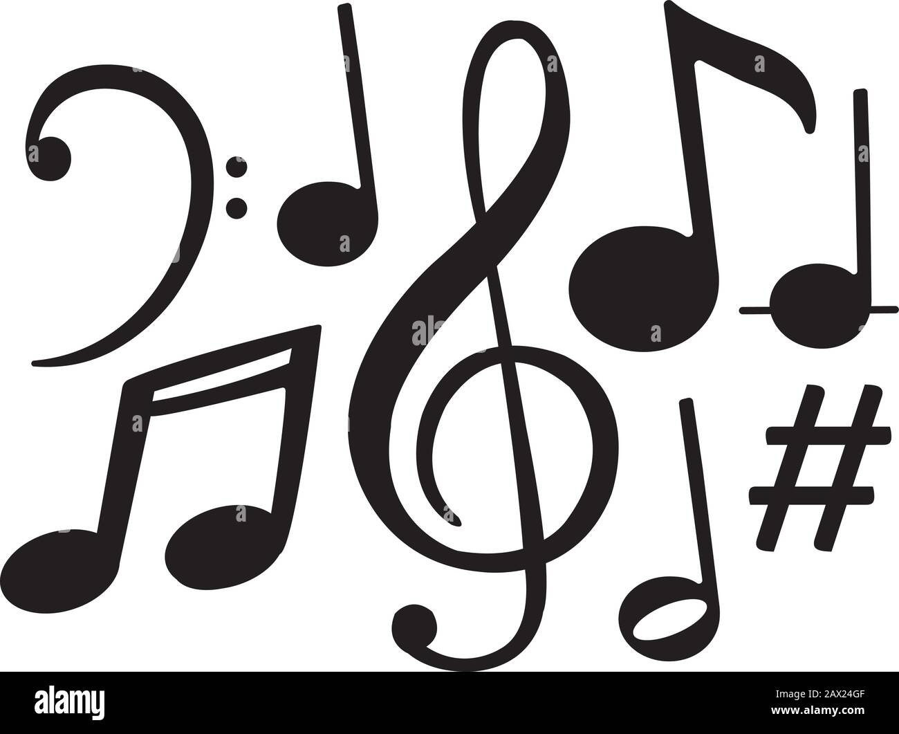 Detail Pictures Of Music Notes And Symbols Nomer 46