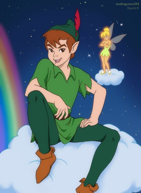 Detail Pictures Of Peter Pan And Tinkerbell Nomer 2