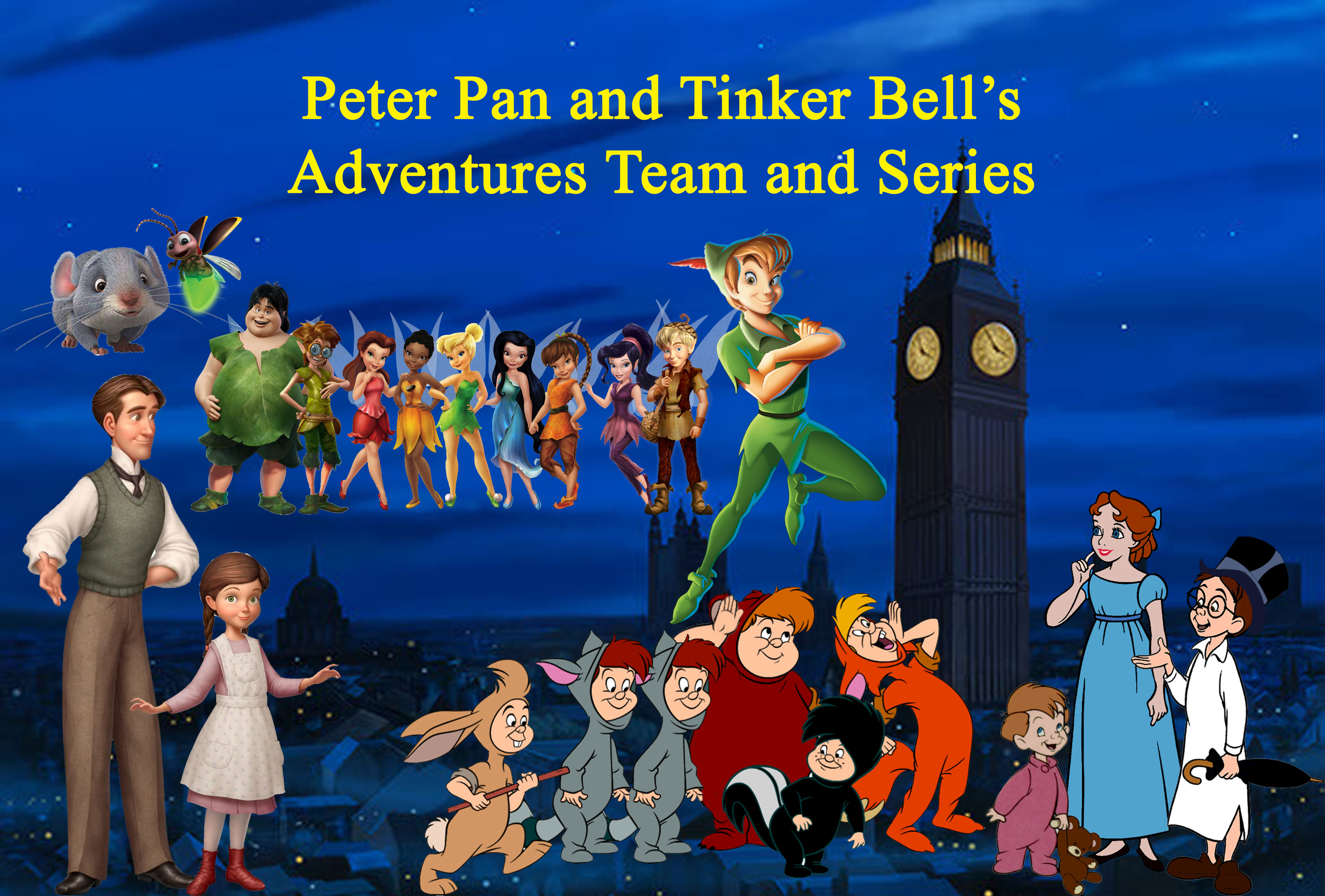 Detail Pictures Of Peter Pan And Tinkerbell Nomer 34