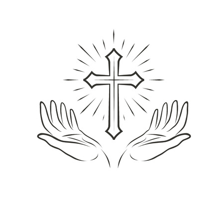 Detail Pictures Of Praying Hands With Cross Nomer 25