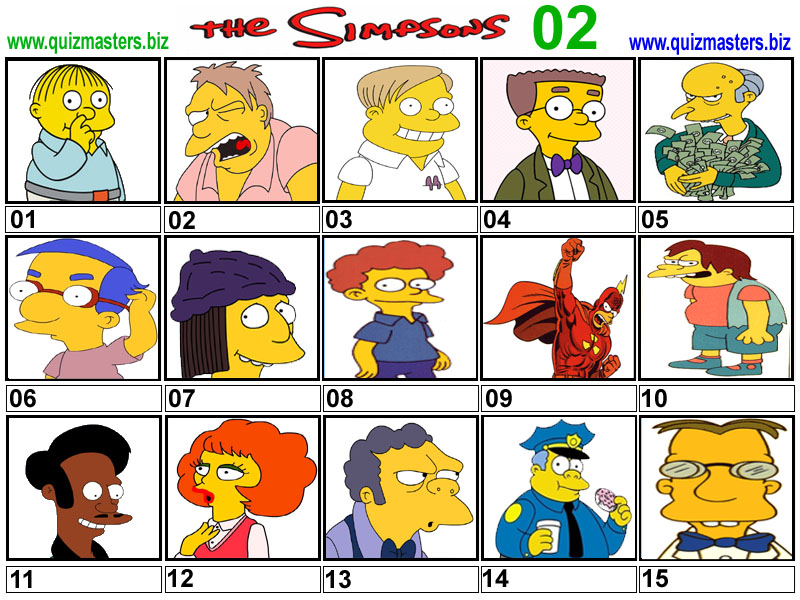 Detail Pictures Of Simpson Characters Nomer 46