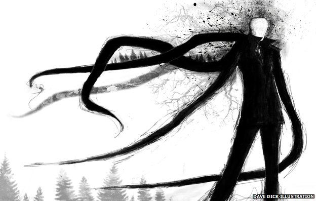 Detail Pictures Of Slender Man Drawings Nomer 12