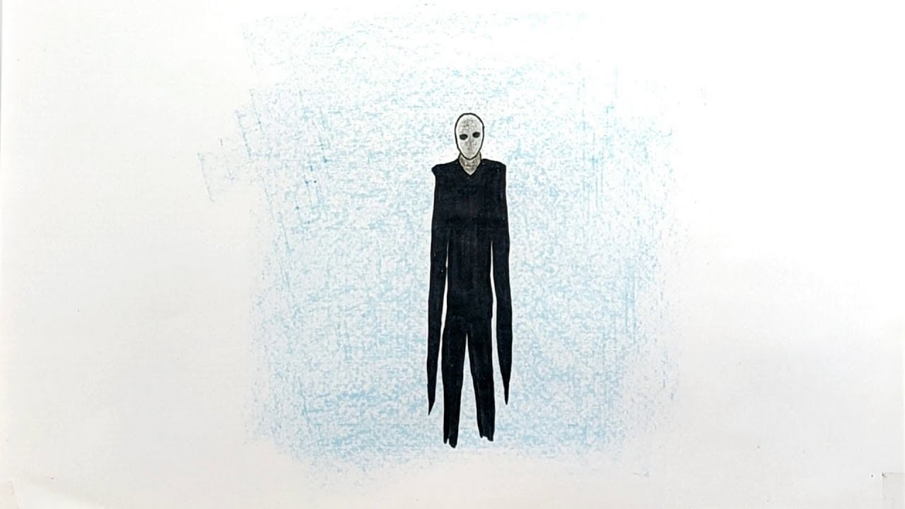 Detail Pictures Of Slender Man Drawings Nomer 15