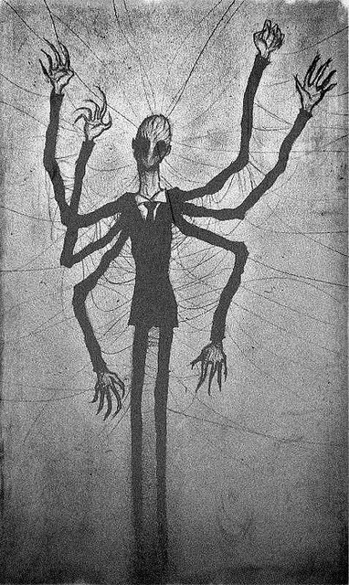 Detail Pictures Of Slender Man Drawings Nomer 31