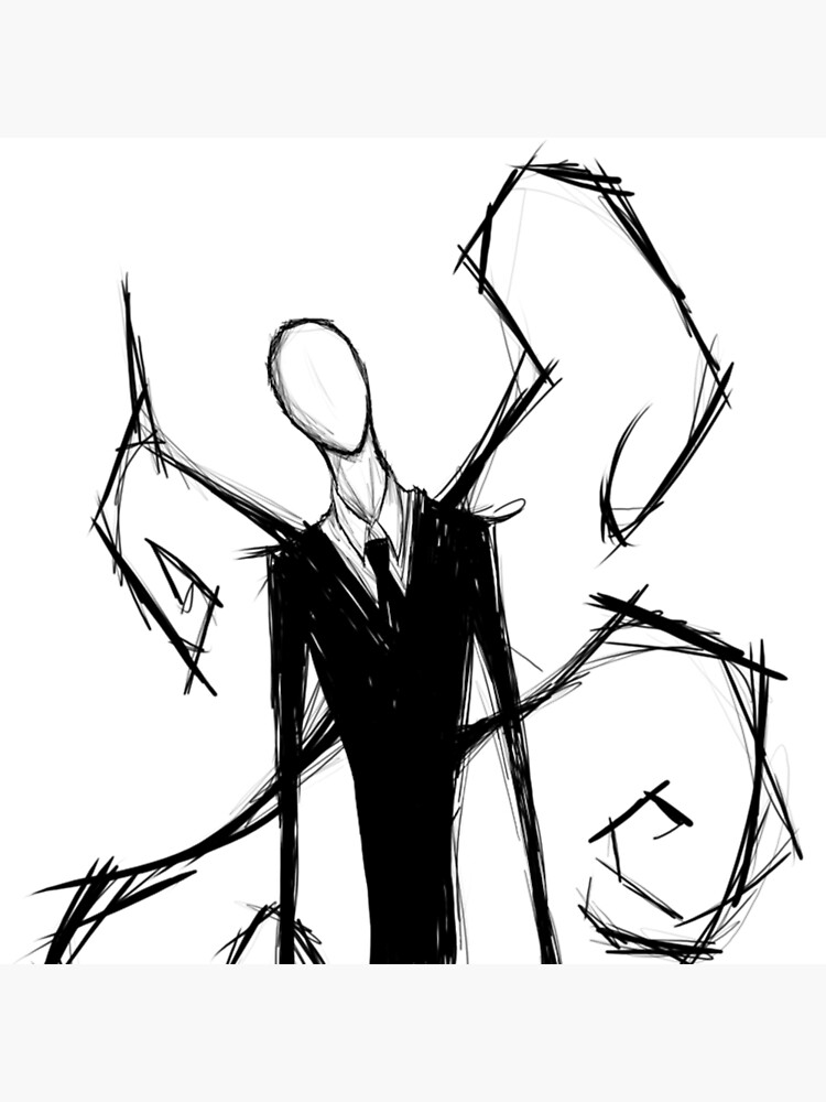 Detail Pictures Of Slender Man Drawings Nomer 7