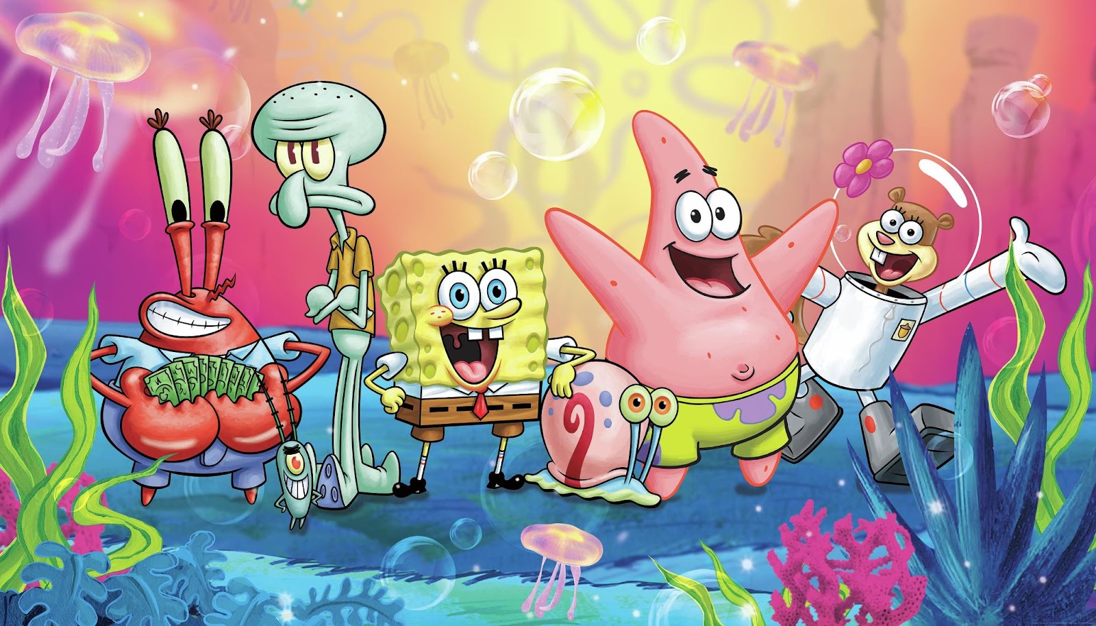 Detail Pictures Of Spongebob Characters Nomer 42