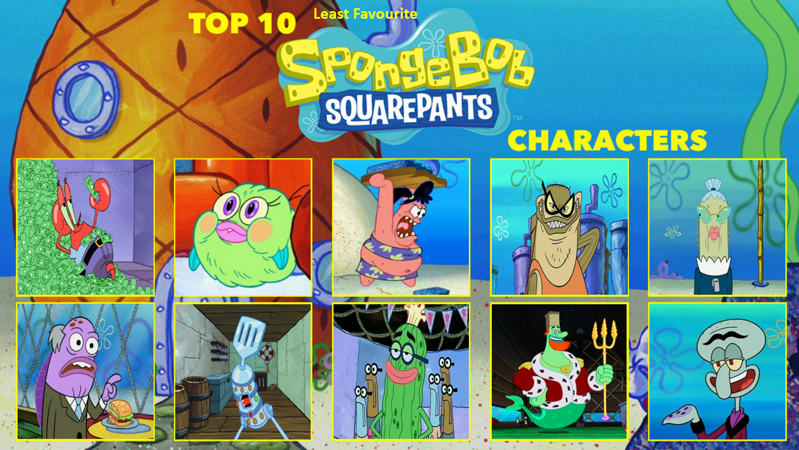 Detail Pictures Of Spongebob Squarepants Characters Nomer 45