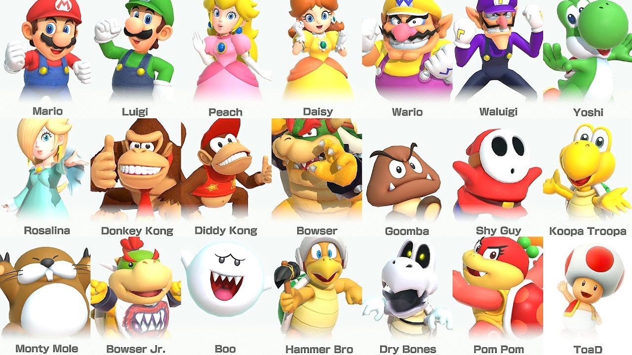 Detail Pictures Of Super Mario Characters Nomer 14