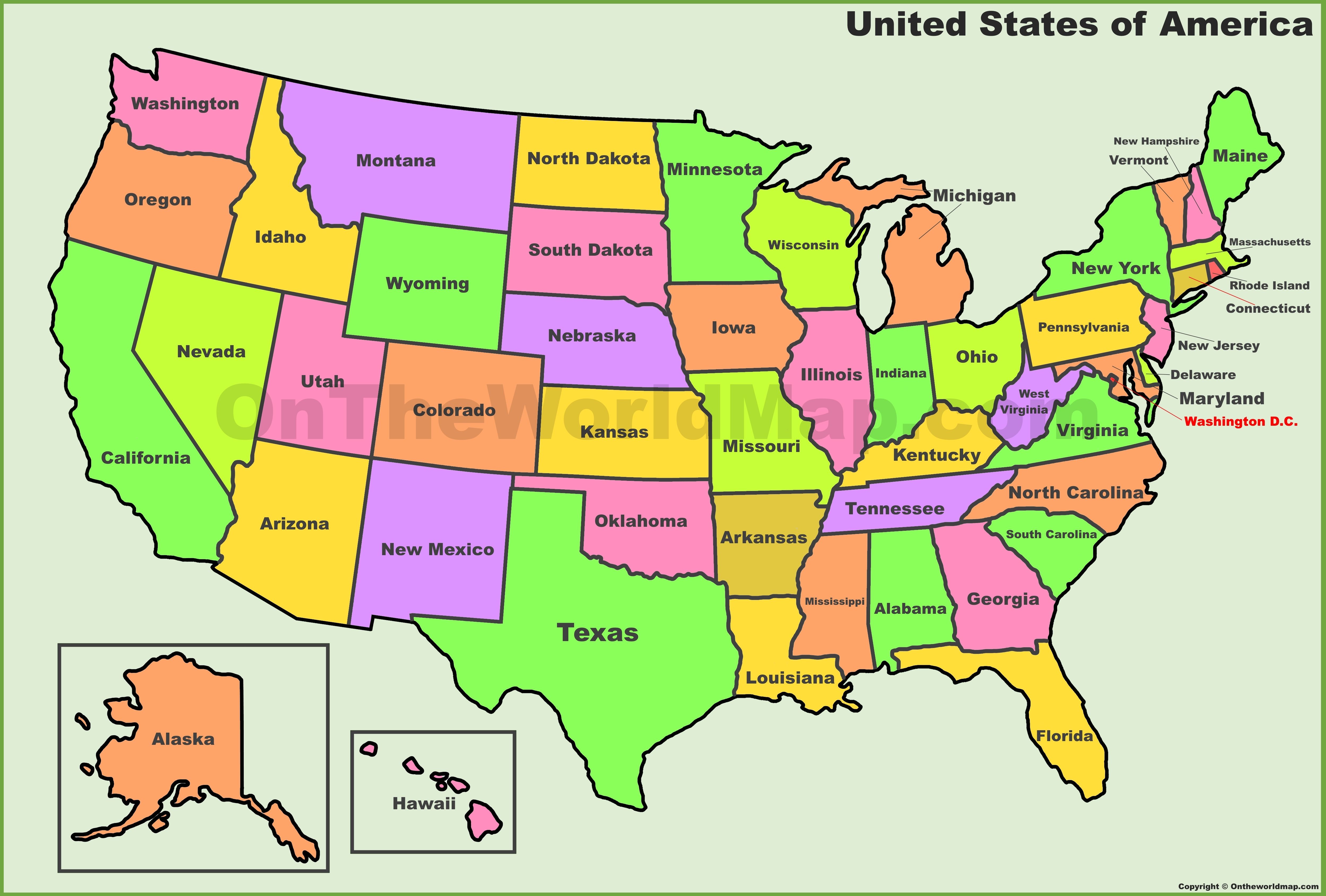 Detail Pictures Of The 50 States Map Nomer 21