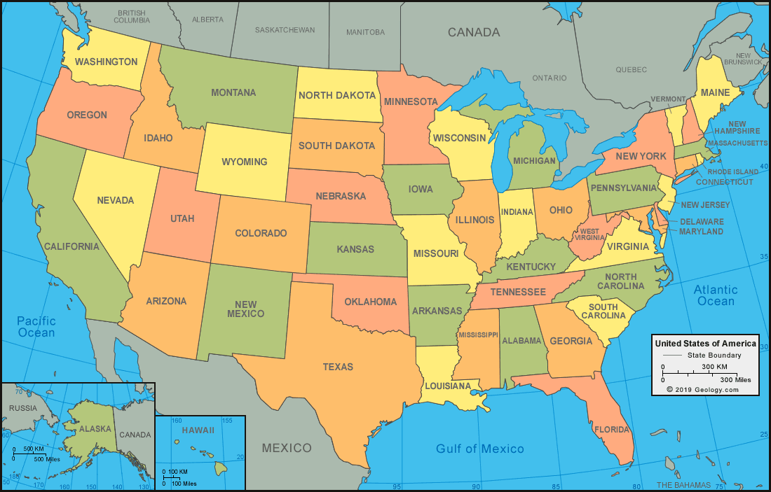 Detail Pictures Of The 50 States Map Nomer 5