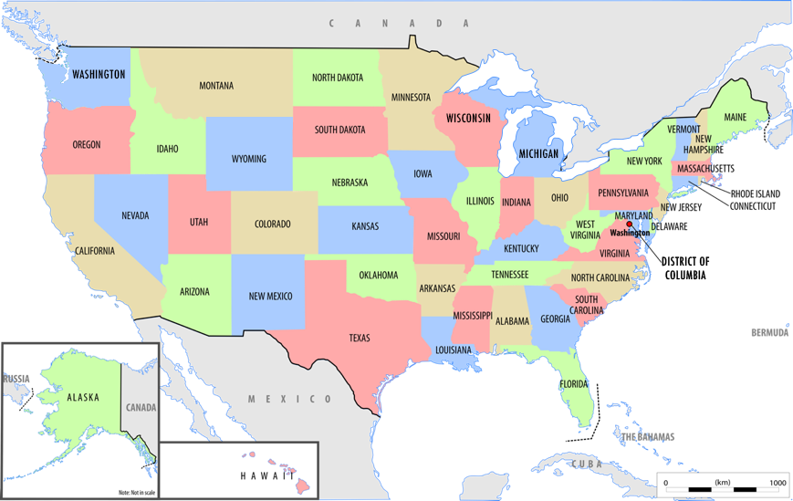 Detail Pictures Of The 50 States Map Nomer 43