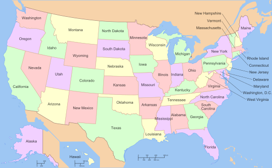 Detail Pictures Of The 50 States Map Nomer 10