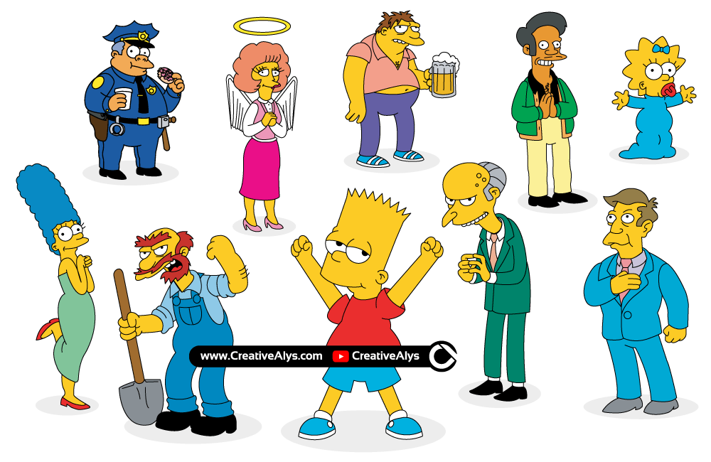 Detail Pictures Of The Simpsons Characters Nomer 13