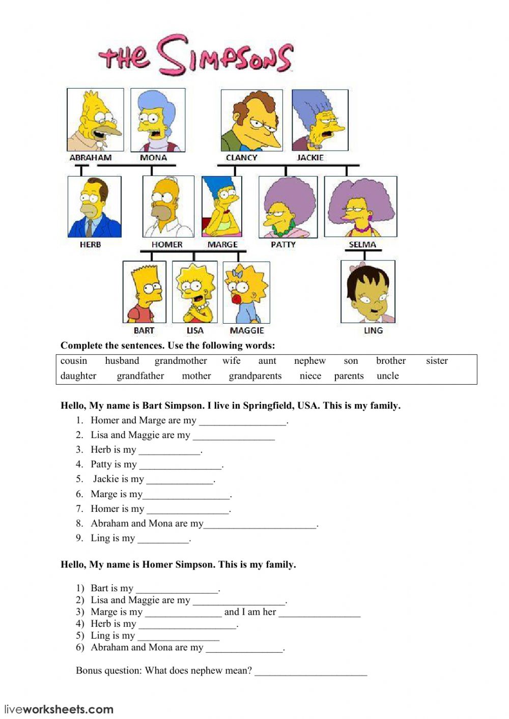 Detail Pictures Of The Simpsons Family Nomer 34