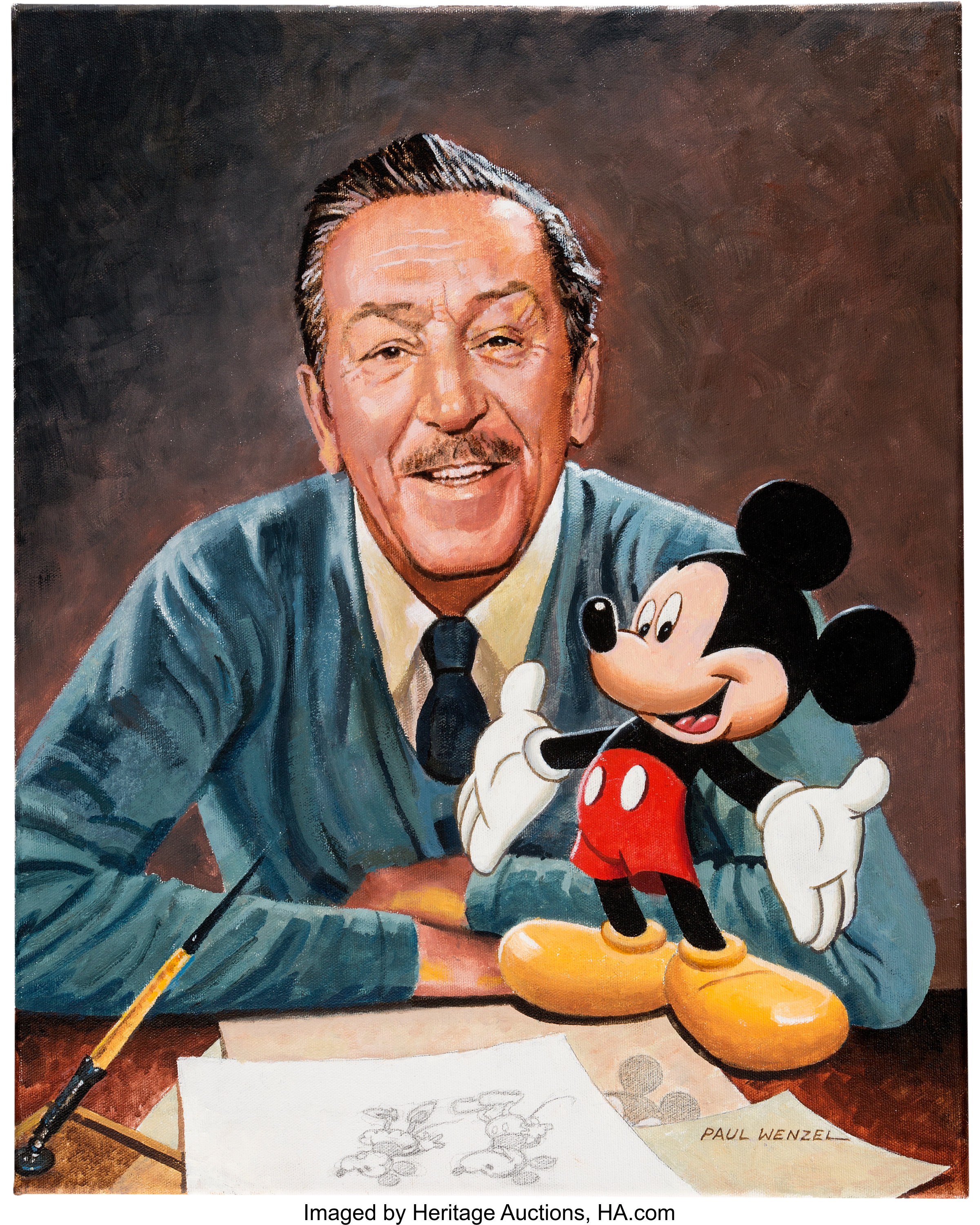 Detail Pictures Of Walt Disney And Mickey Mouse Nomer 5