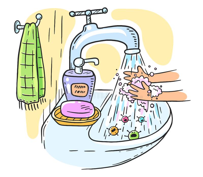 Detail Pictures Of Washing Hands Clipart Nomer 4