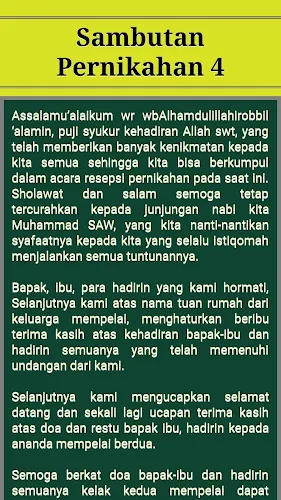 Pidato Ucapan Terima Kasih Pernikahan - KibrisPDR