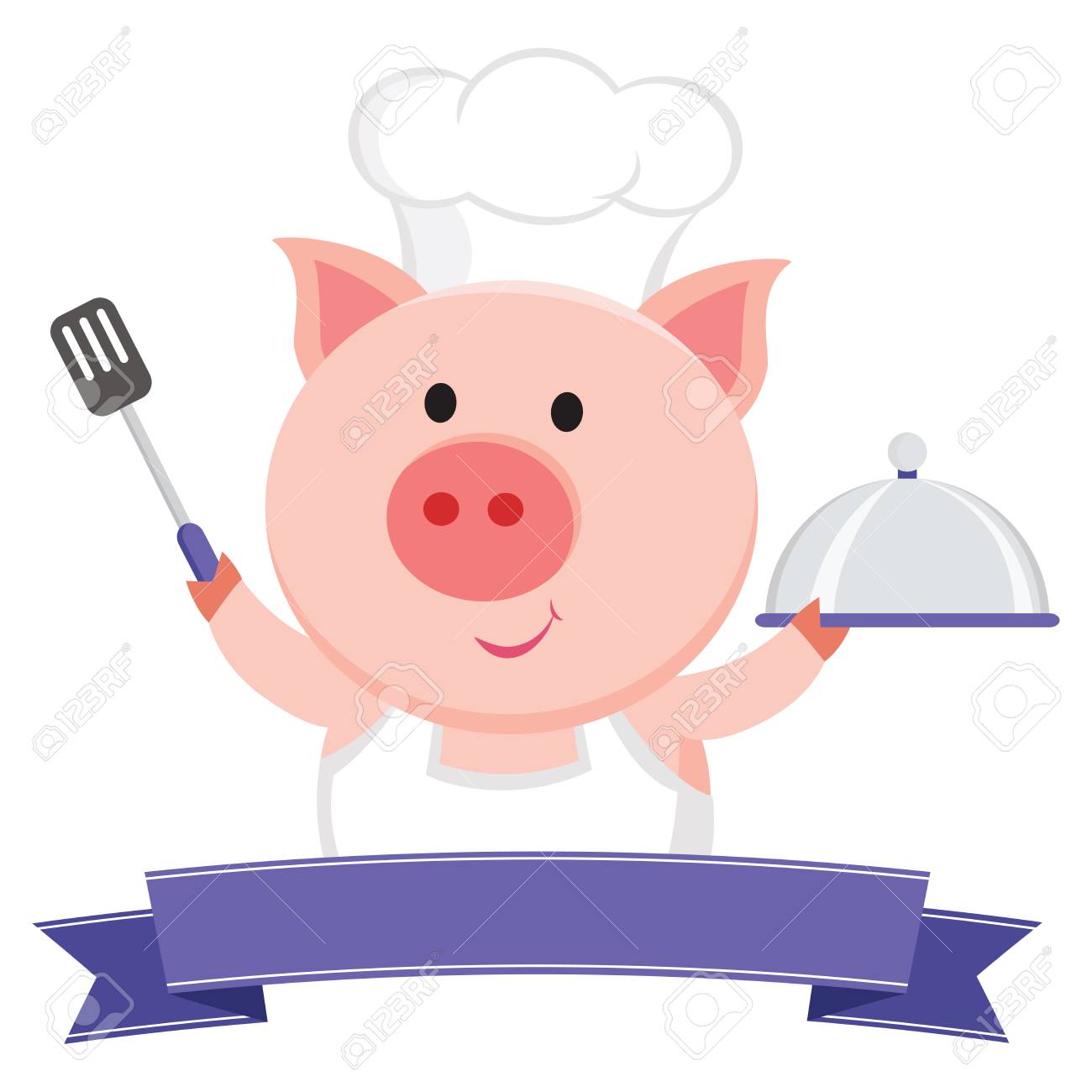 Detail Pig Chef Clipart Nomer 39