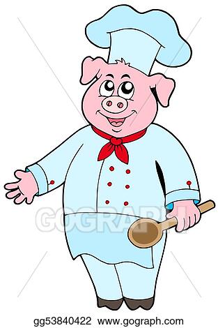 Detail Pig Chef Clipart Nomer 48