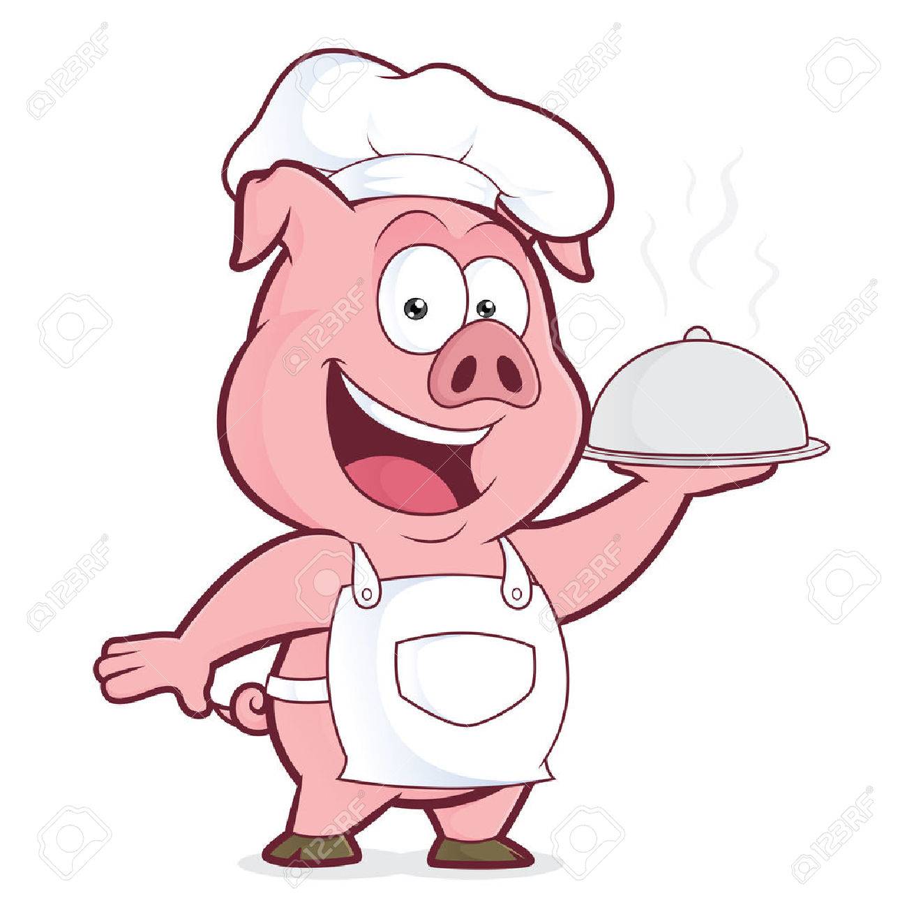 Detail Pig Chef Clipart Nomer 7