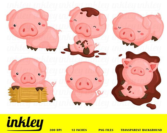 Detail Pig Clip Art Free Nomer 21