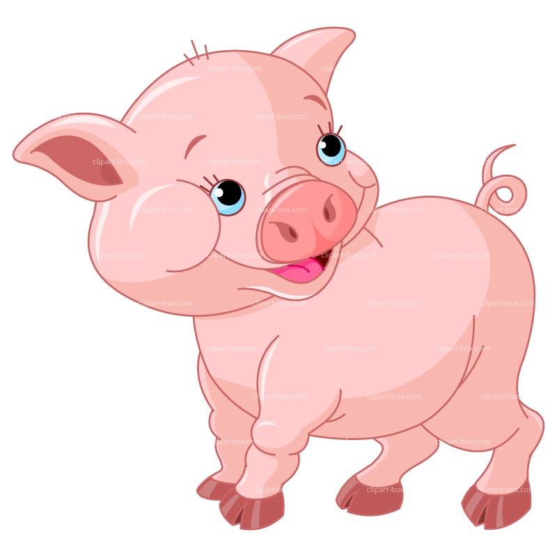 Detail Pig Clip Art Free Nomer 4