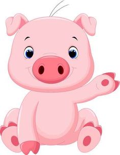 Detail Pig Clip Art Free Nomer 47