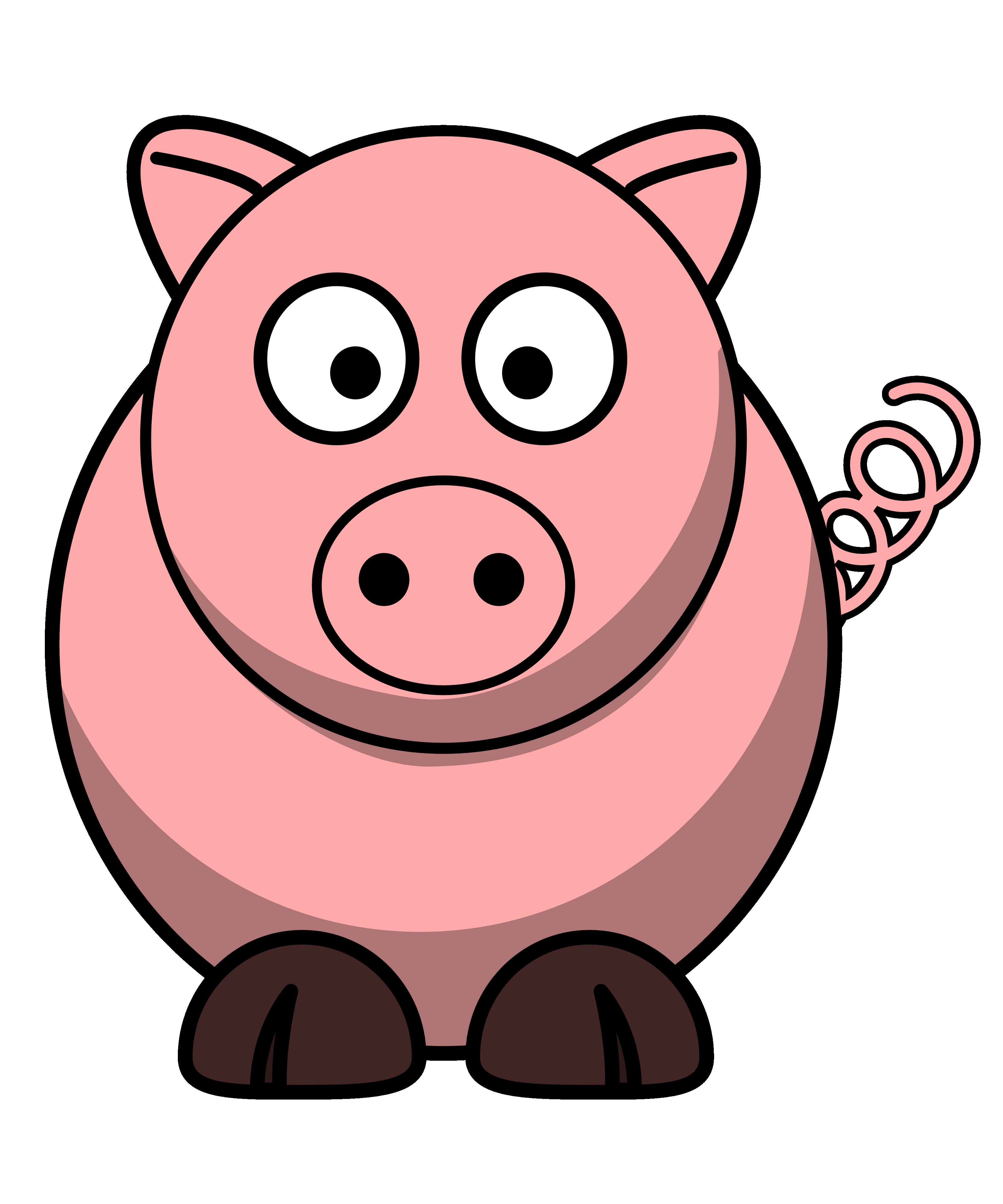 Detail Pig Clip Art Free Nomer 9